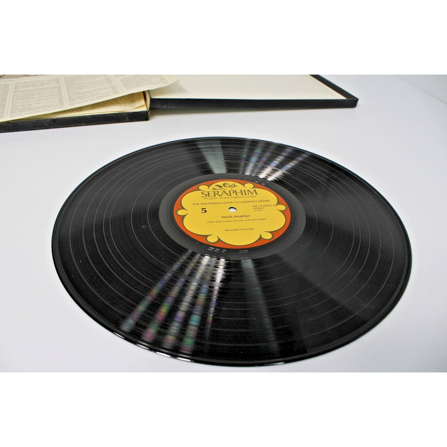 The Seraphim Guide To German Lieder 3 LP Vinyl Box Set SIC-6072, 1971- EX!