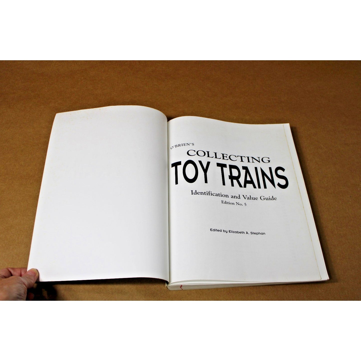 Vintage O'Brien's Collecting Toy Trains, Edition No. 5, 1999, Elizabeth Stephan