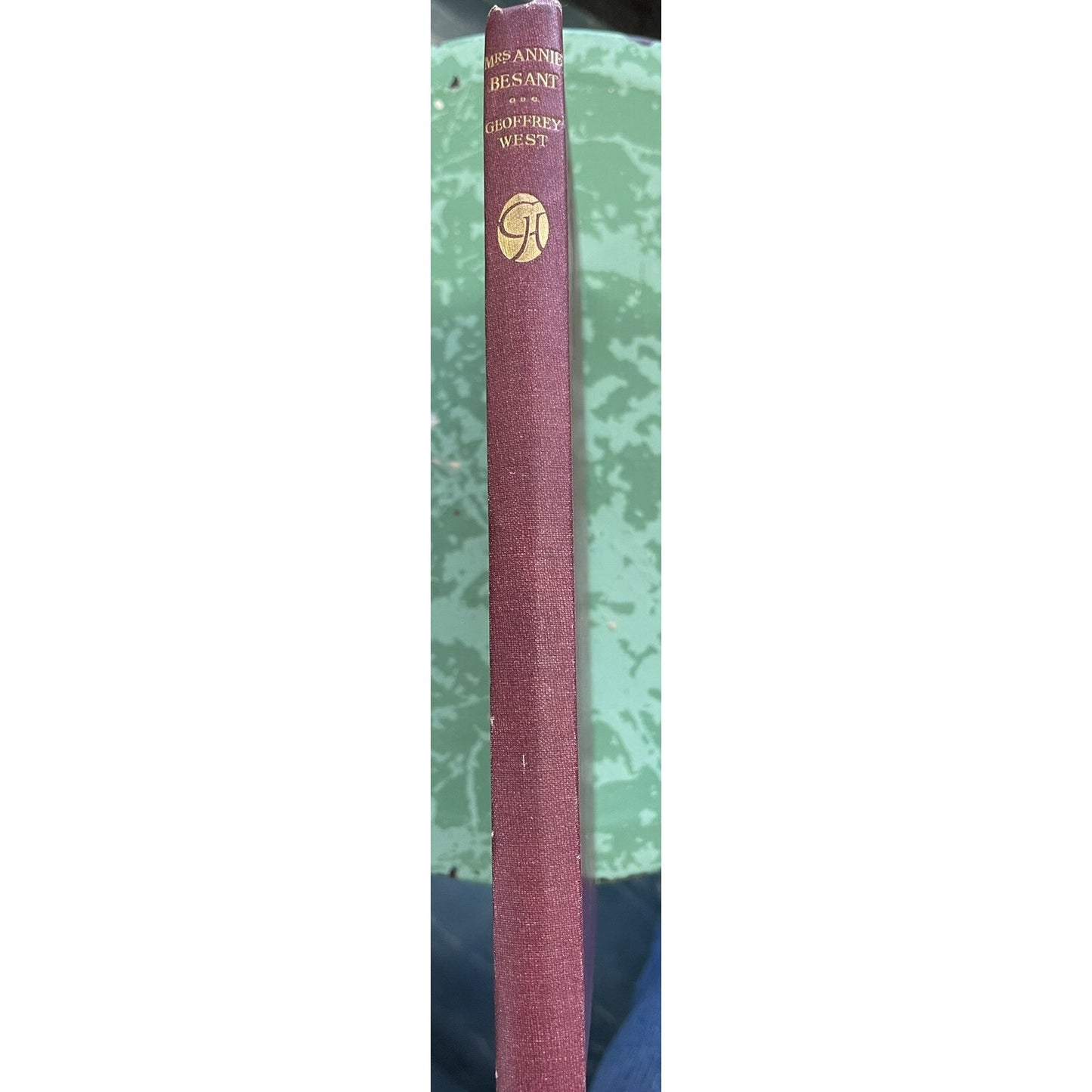 Representative Women Mrs Annie Besant By Geoffrey West 1927 HC Occult 1st Ed