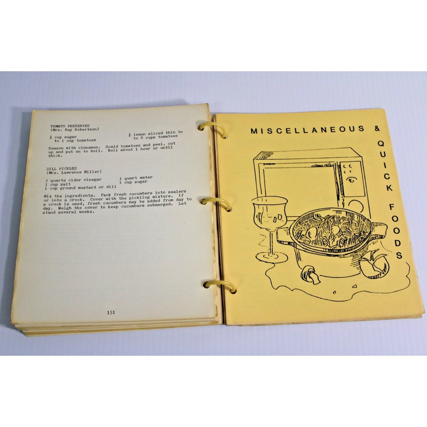 Vintage 1970s College View Baptist Church Denton TX Cookbook Whats Cookin