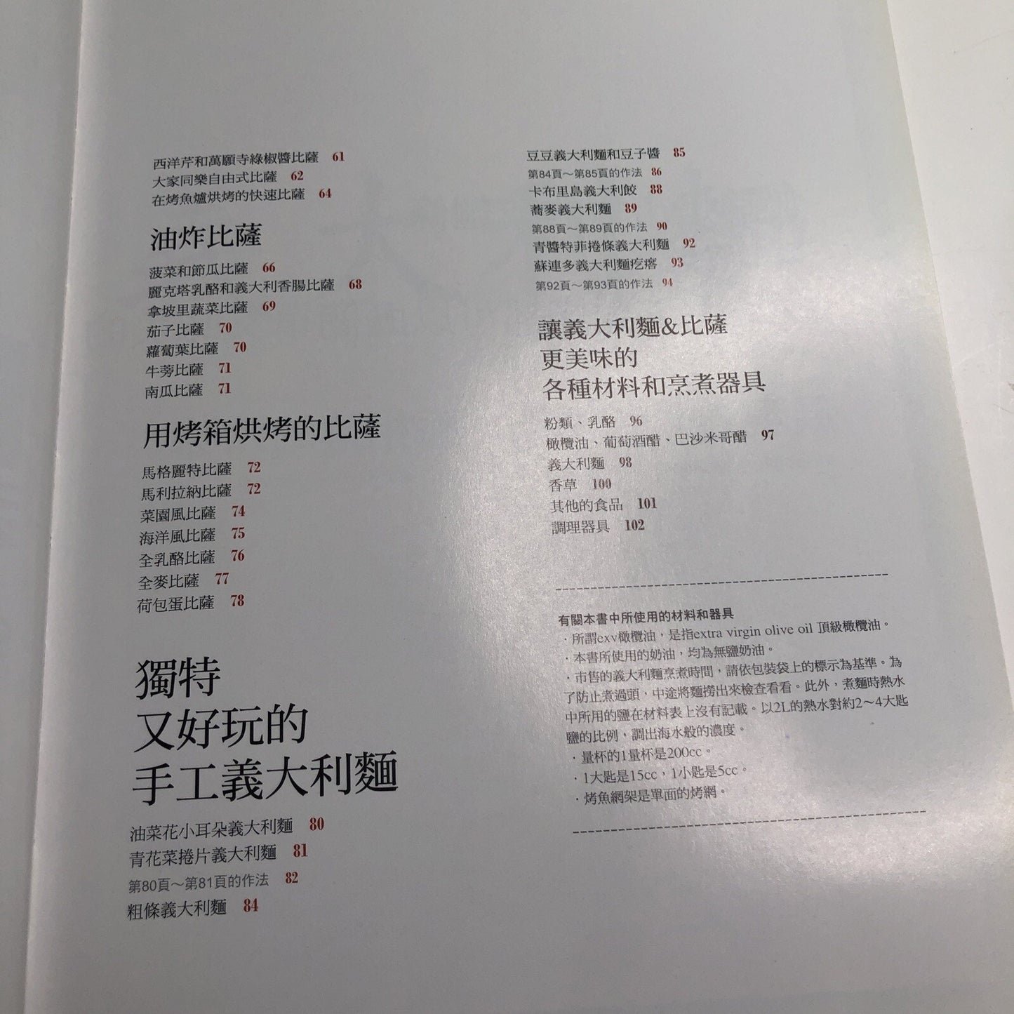Viva! Pasta & Pizza Cookbook By Panzetta Kikuko PB In Chinese Language 2006