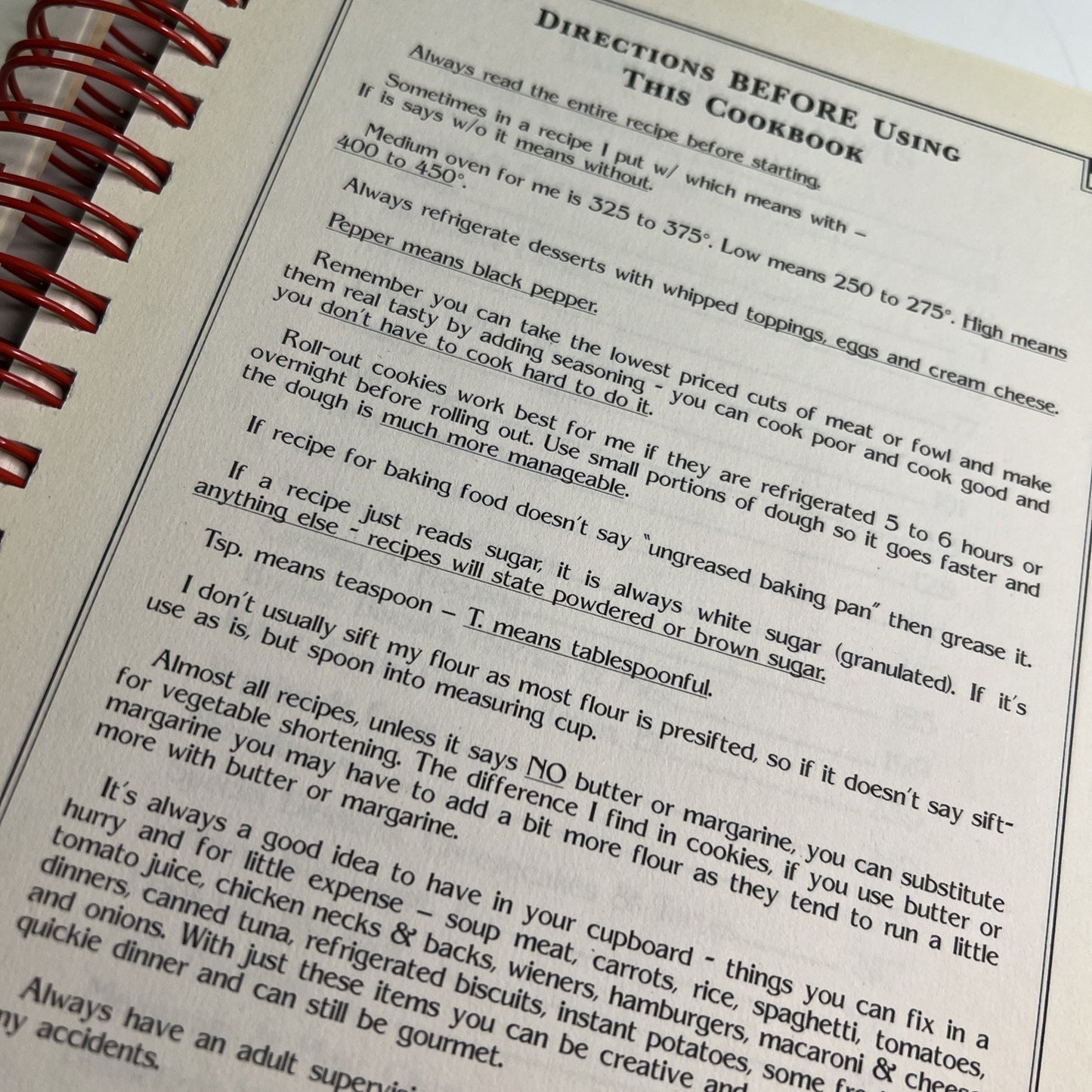 Never Trust A Skinny Cook by Arlene Conant Spiral Bound Recipe Cookbook 1995