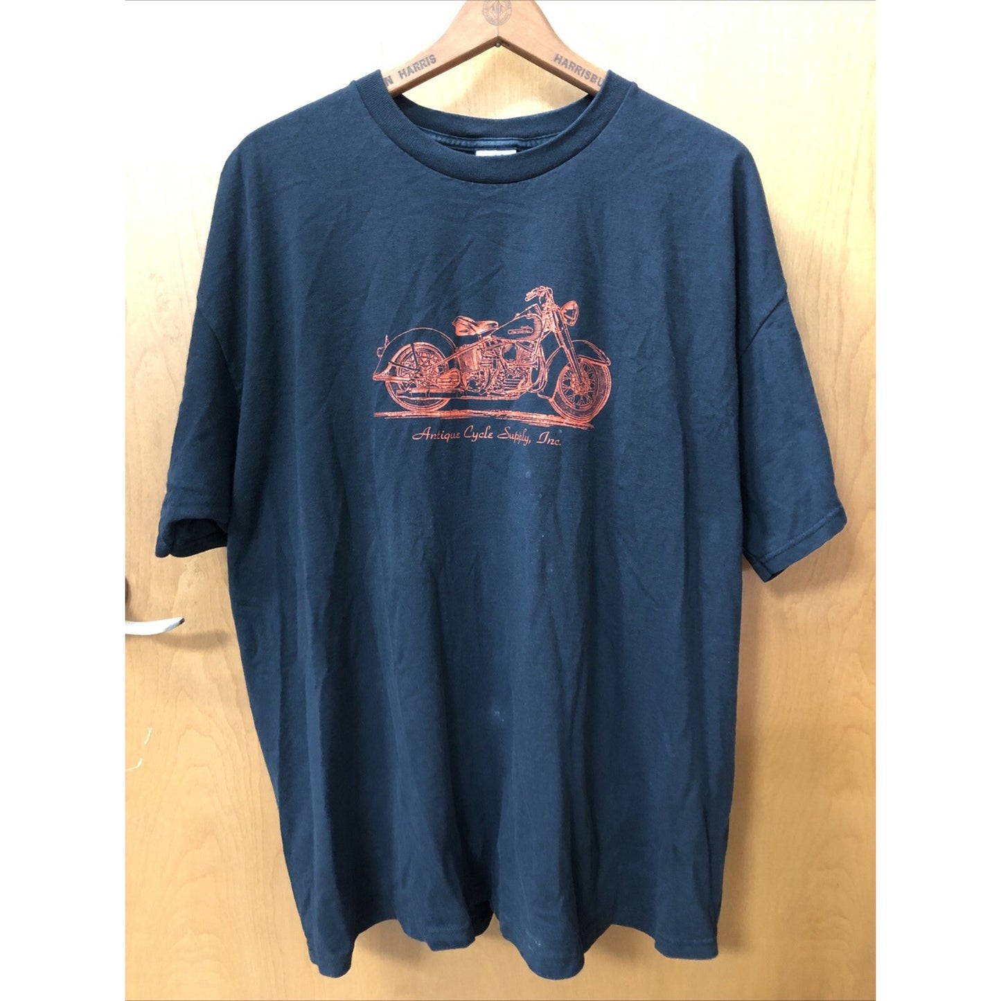 Vintage Antique Cycle Supply Inc Cedar Springs Michigan Tshirt Motorcycle 2XL