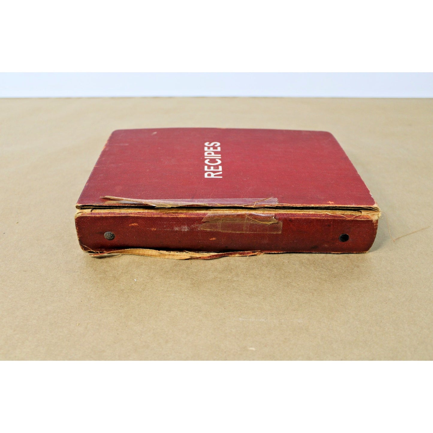VTG 1950s-60s Recipes Cookbook, Typewritten Custom Home Cooking Collectible