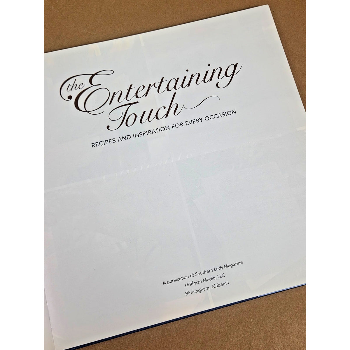 Southern Lady The Entertaining Touch Vol. 1 Cookbook Recipes & Inspiration HC DJ