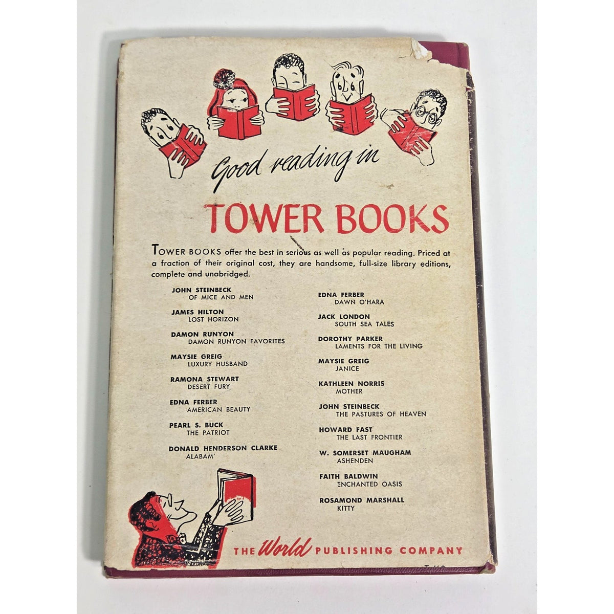 Alabam' by Donald Henderson Clarke 1948 Tower Books Hardcover Dust Jacket