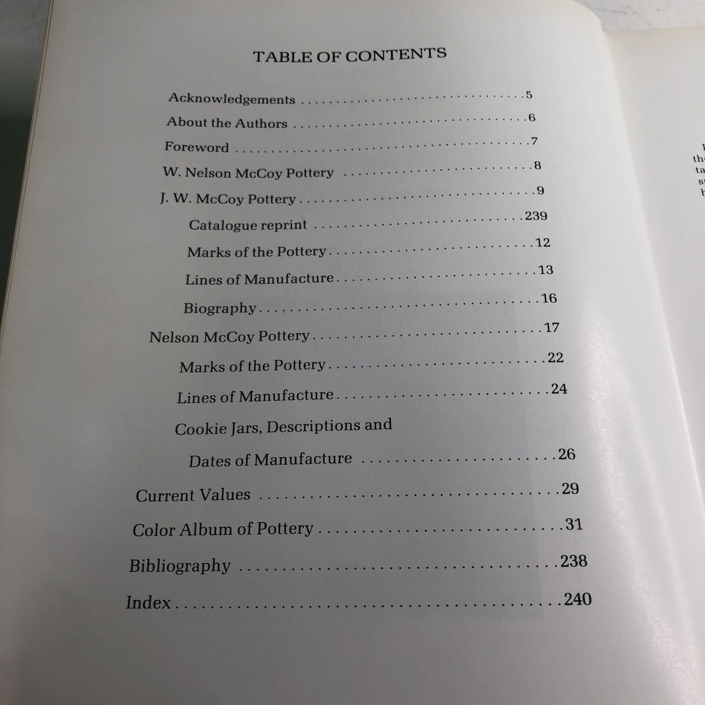 The Collectors Encyclopedia of McCoy Pottery 1984 by Huxford Updated Value Book