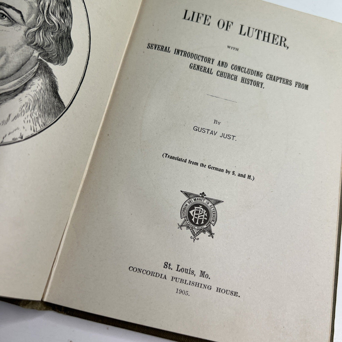 Life Of Luther 1905 HC by Gustav Just Concordia Publishing Illustrated