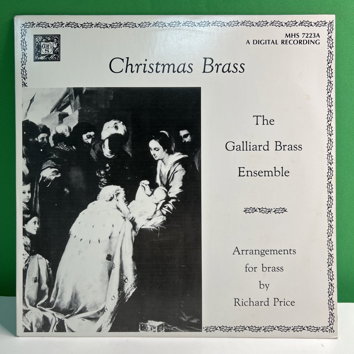 MHS 7223A Christmas Brass The Galliard Brass Ensemble 1985 LP Vinyl Record