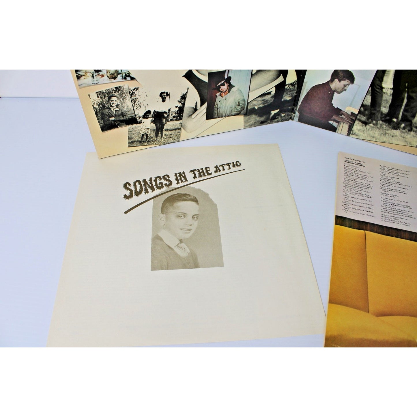 Billy Joel- Songs In The Attic, Live 1981 Gatefold LP- EXCELLENT w/ All Inserts