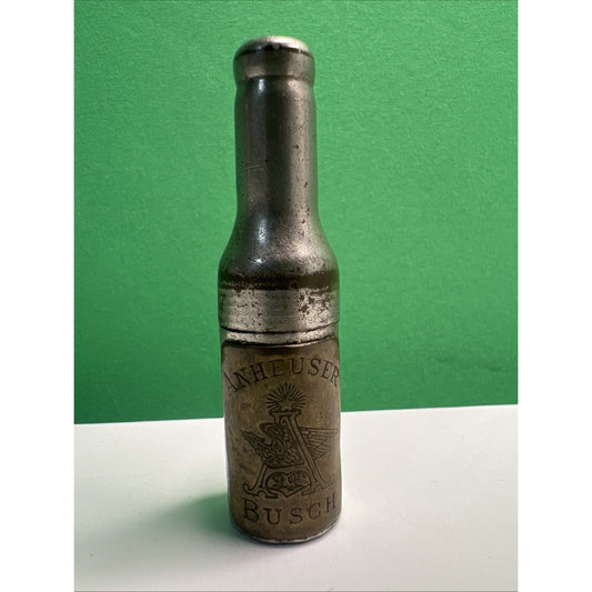 Antique Vtg ANHEUSER BUSCH Beer Bottle Folding Pocket CORKSCREW Williamson 1897