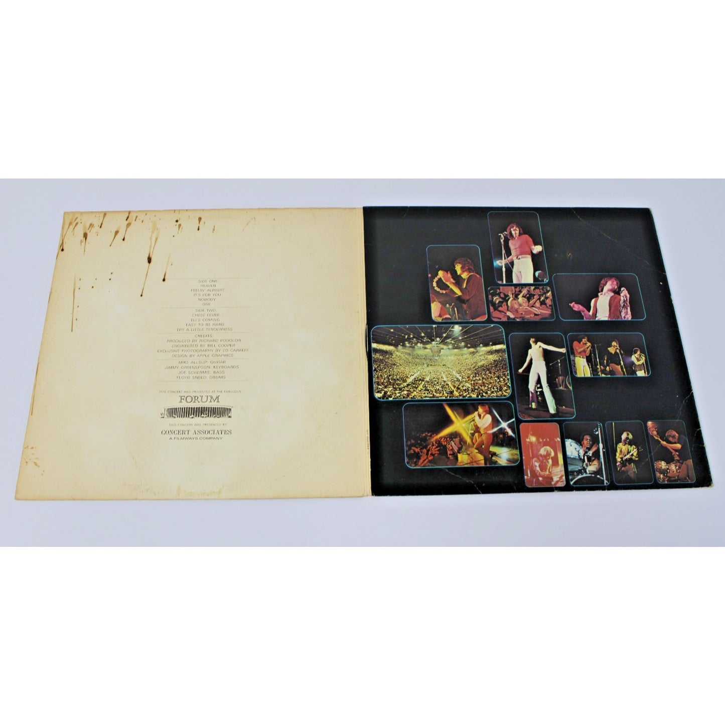 Three Dog Night- Captured LIVE At The Forum, 1972 ABC Records DS 50068 LP- VG+