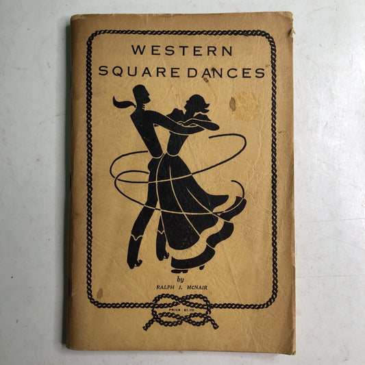 1941 Western Square Dances Book Illustrated Instructions SIGNED BY AUTHOR