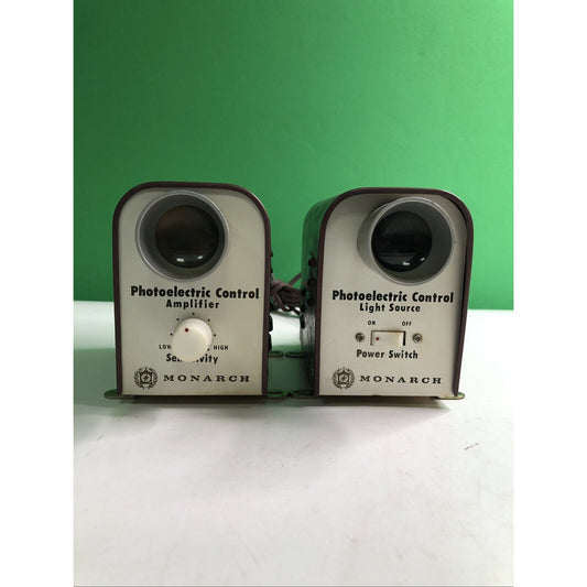 (2) Vintage MONARCH PHOTOELECTRIC CONTROL RELAY SYSTEM Untested Rare