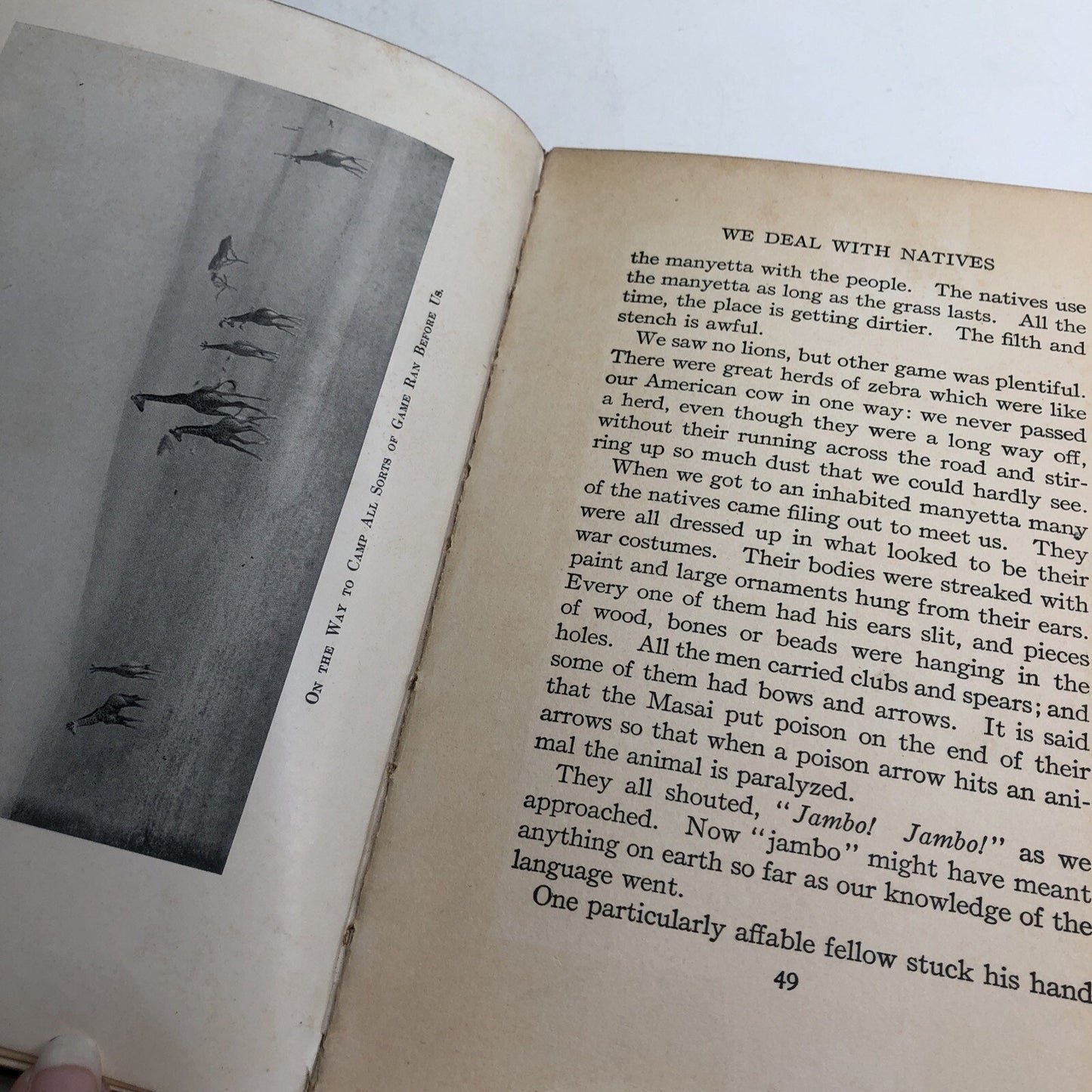 THREE BOY SCOUTS IN AFRICA 1928 On Safari With MARTIN JOHNSON HC Illustrated
