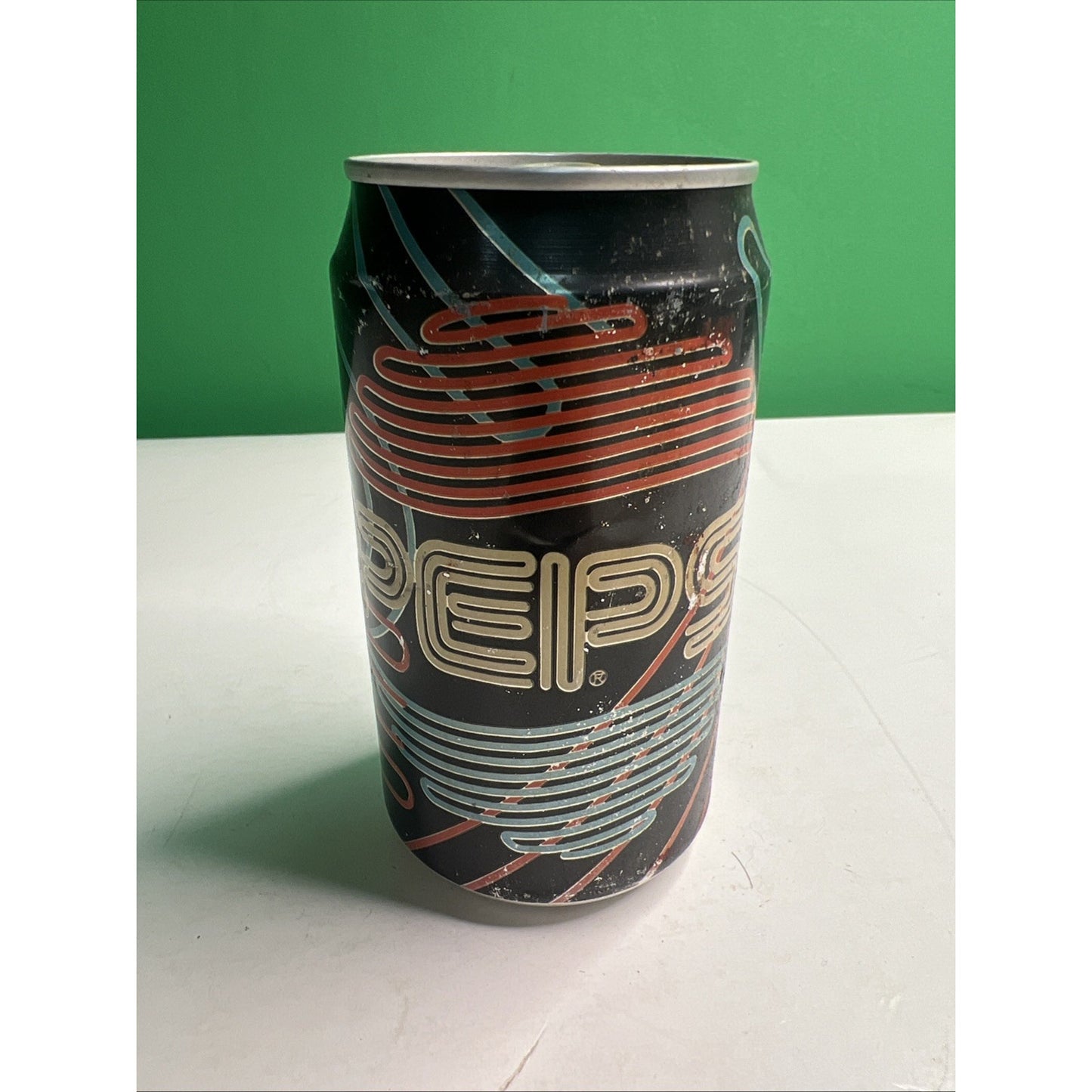 12 oz. PEPSI Cans COOL CANS Neon spells SEX Vintage 1990 Aluminum Empty