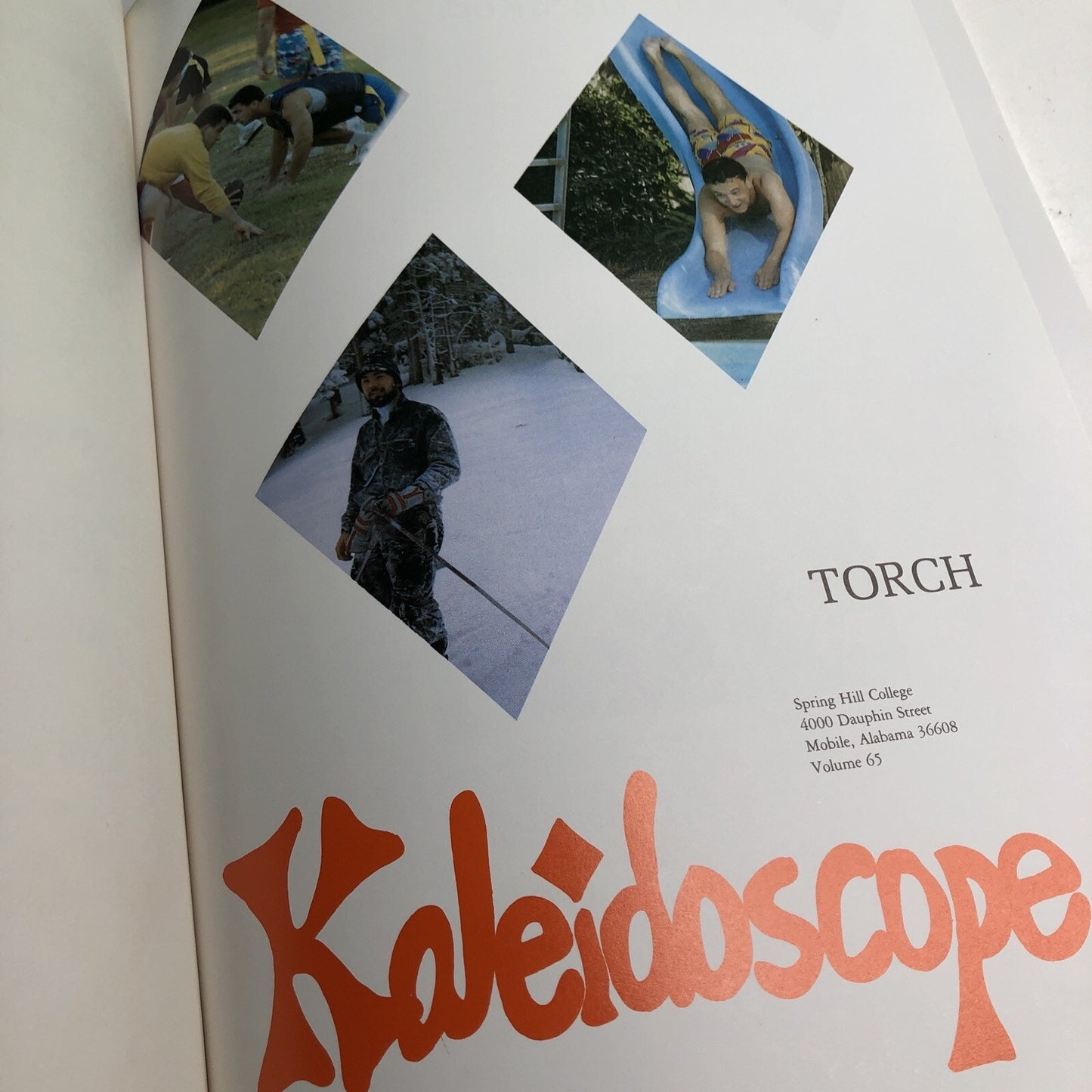 1988 - 1989 Spring Hill College Yearbook “KALEIDOSCOPE” Mobile Alabama