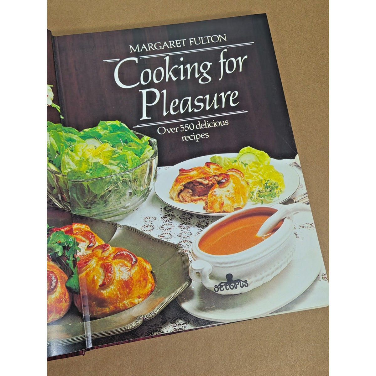 Vintage 1981 Cooking for Pleasure by Margaret Fulton Hardcover Cookbook