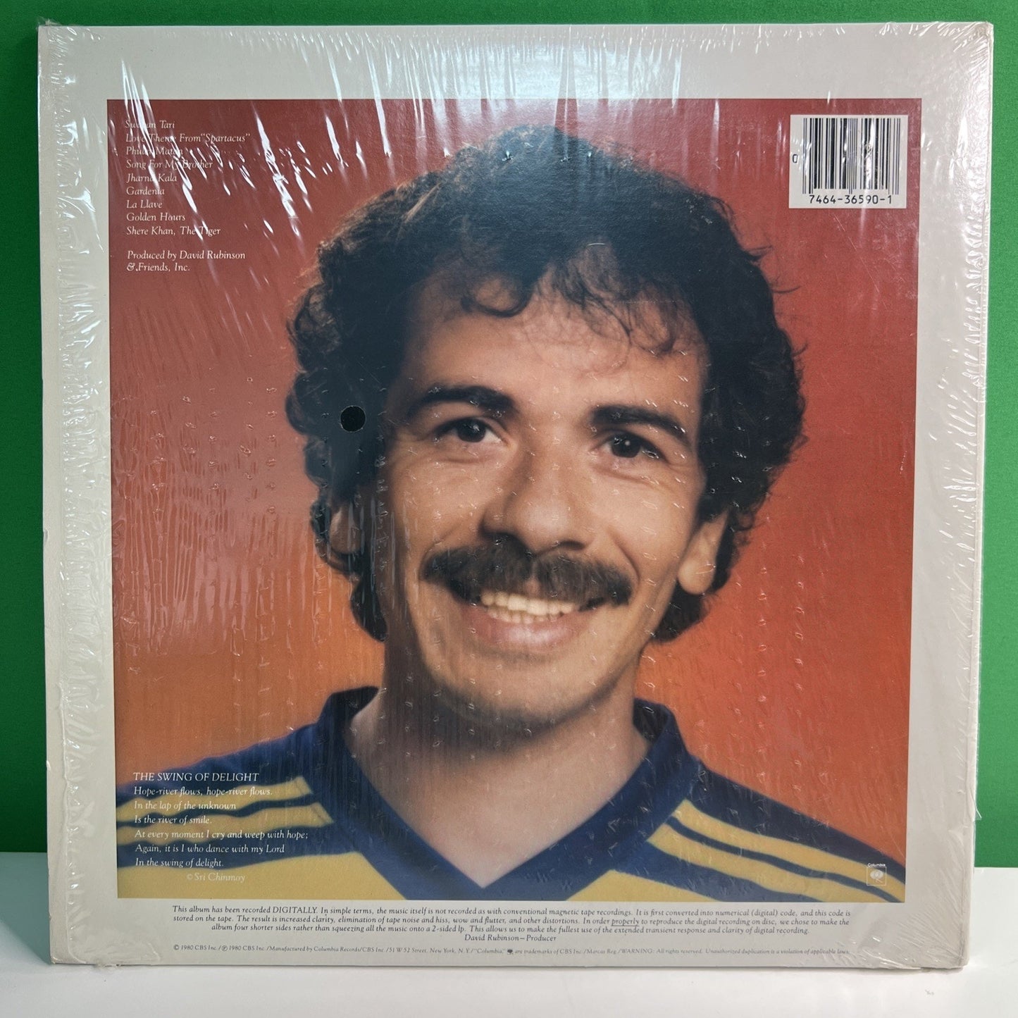 DEVADIP CARLOS SANTANA - The Swing Of Delight 2x LP 1980 Gatefold Album Columbia