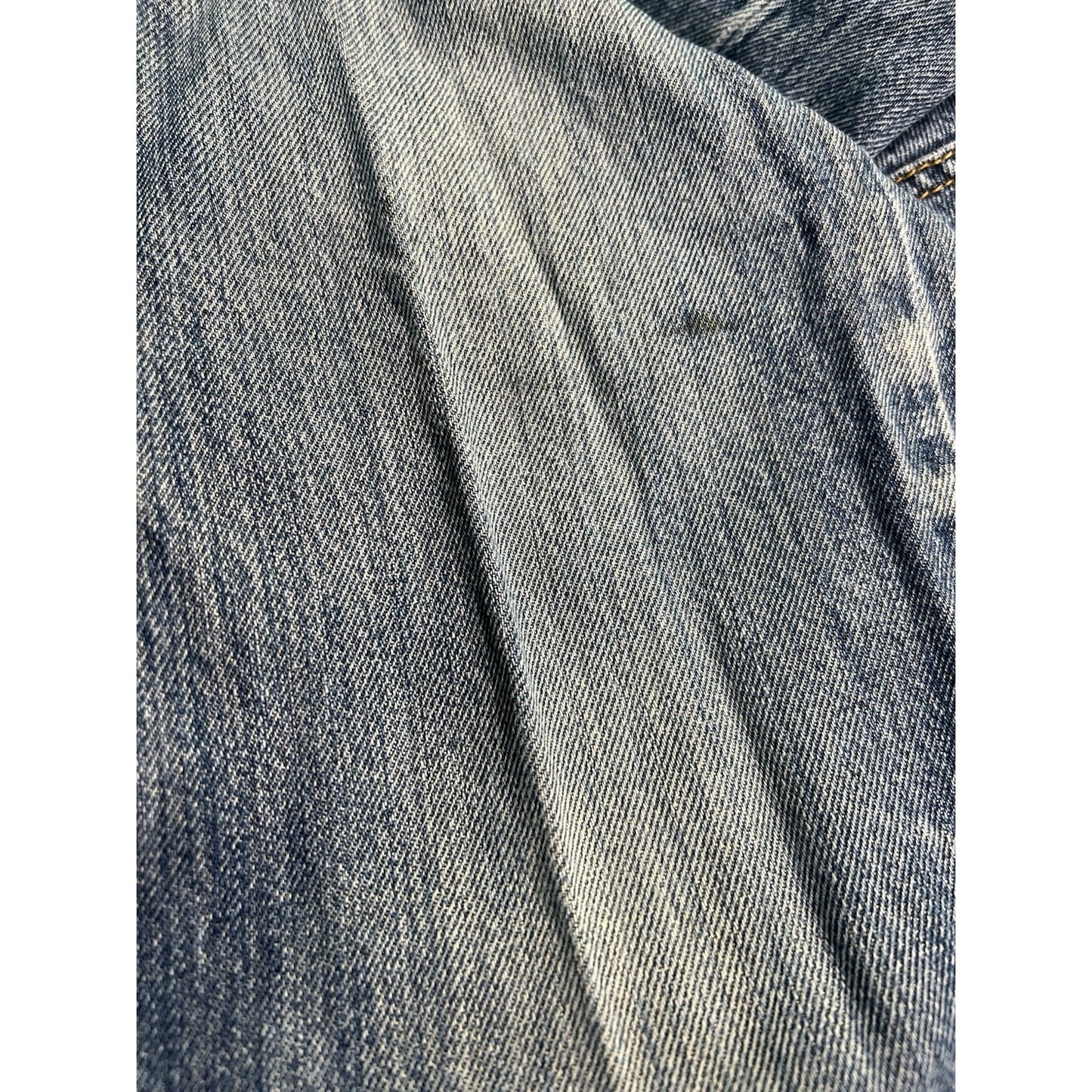 Levis Original 501 Button Fly Straight Leg Blue Denim Jeans Mens 36x34