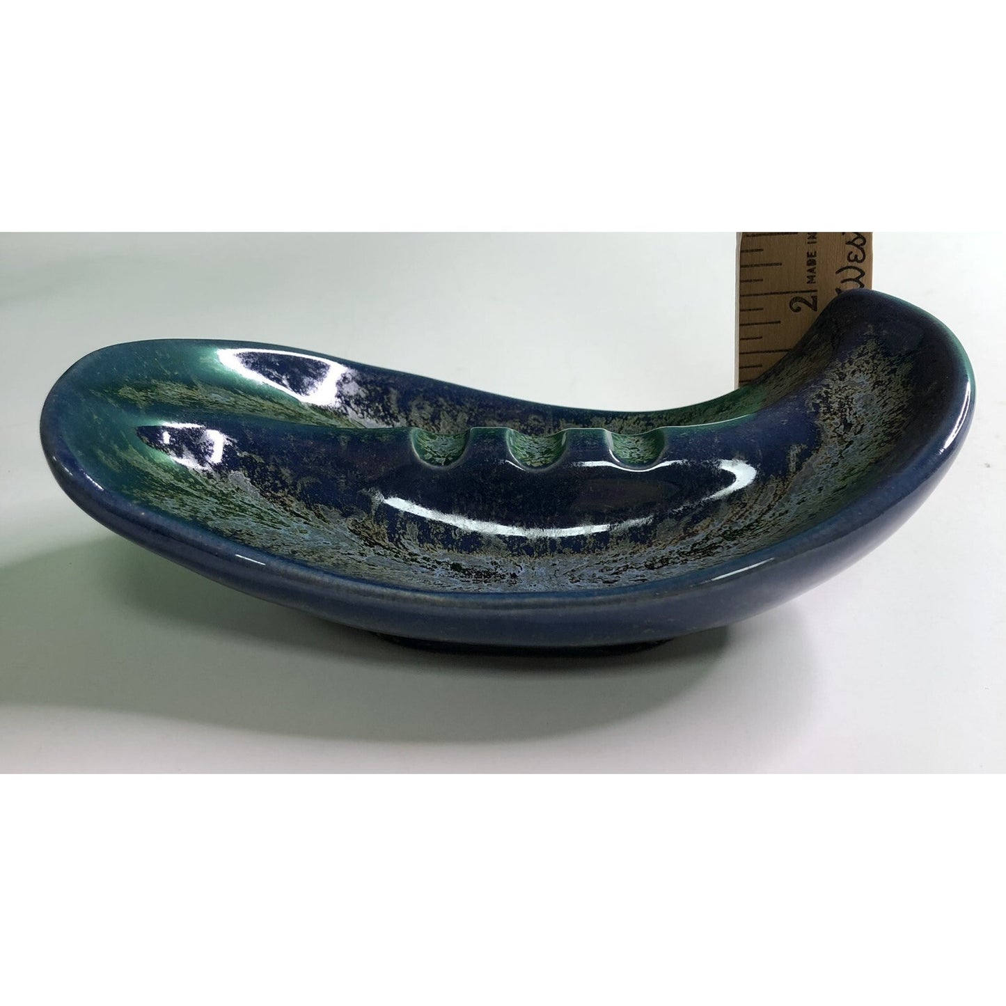 Rare Vintage Pinewood Pottery ASHTRAY By EDITH HARWELL Fairhope AL Alabama Smoke