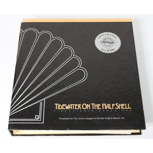 Tidewater On The Half Shell Cookbook- Junior League Norfolk Virginia Beach, 1995