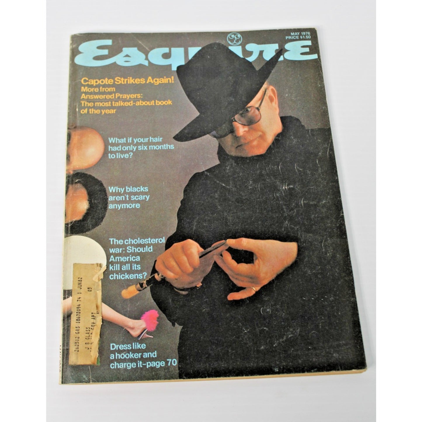 1976 May Esquire Magazine:Truman Capote Feature, Race Relations, Health News