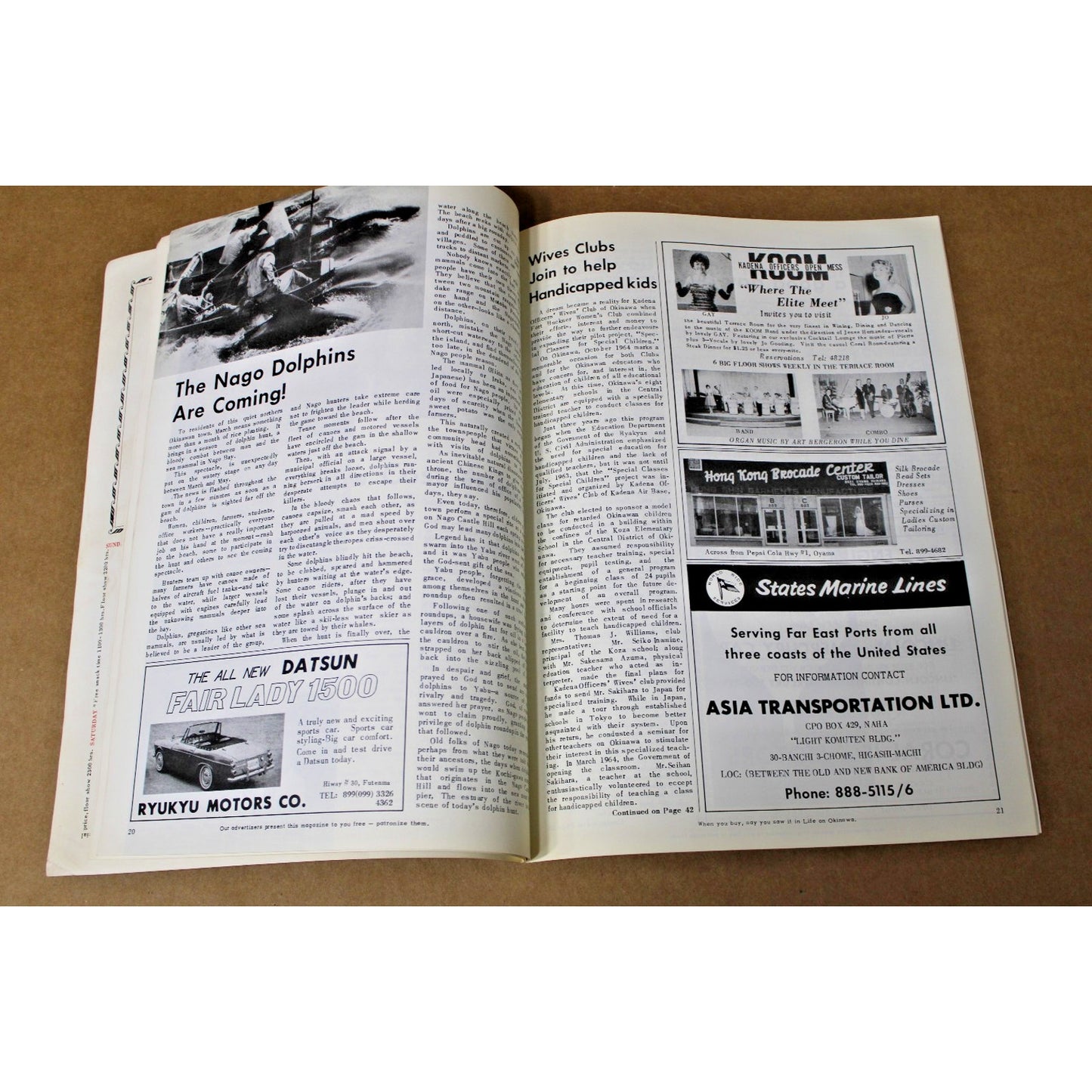 Life on Okinawa Magazine, March 1965 Vol.5 No.1, Military Life, English Language