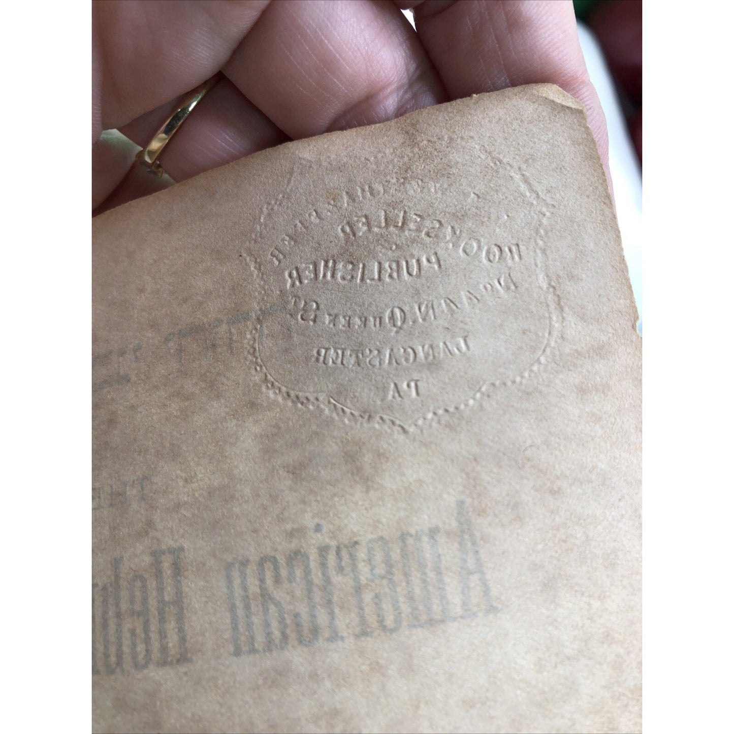 1868 American Hebrew Primer Revised Edition By L. Aufrecht Language Education
