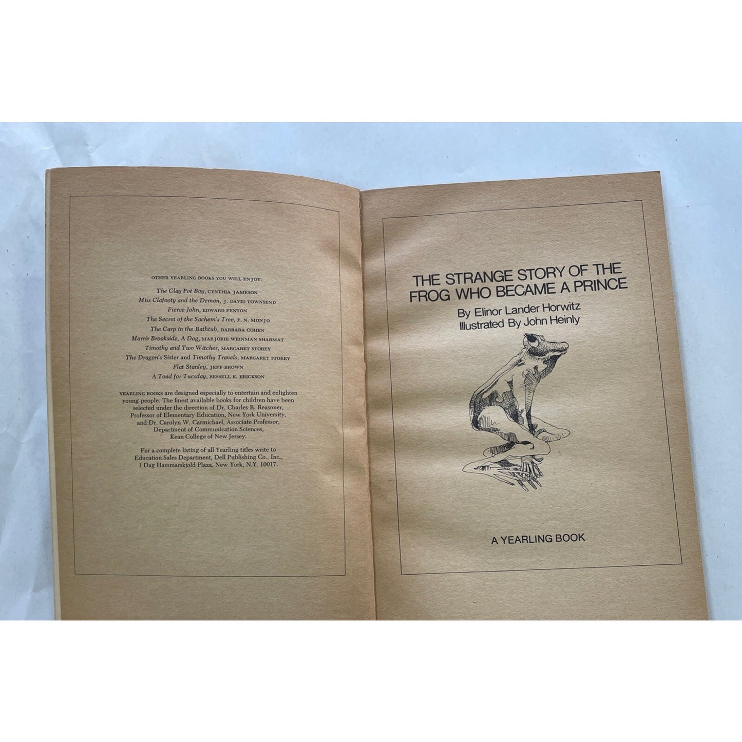 The Strange Story Of The Frog Who Became A Prince By Elinor Lander (PB, 1971)