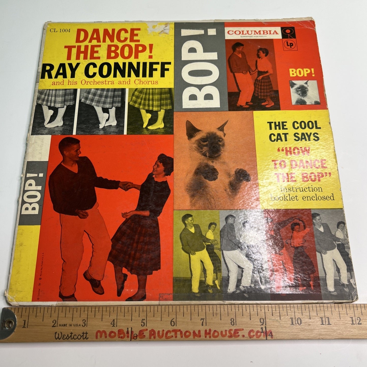 Ray Conniff Dance The Bop! LP (1957) Columbia CL 1004 Mono + Booklet "Cool Cat"