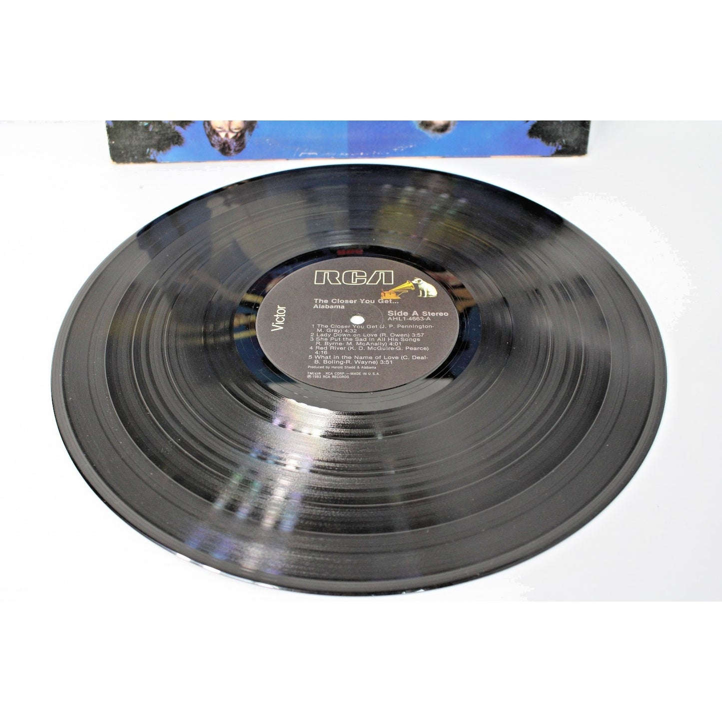 Alabama- The Closer You Get, 1983- 12" LP Record RCA Country 33 RPM, AHL1-4663