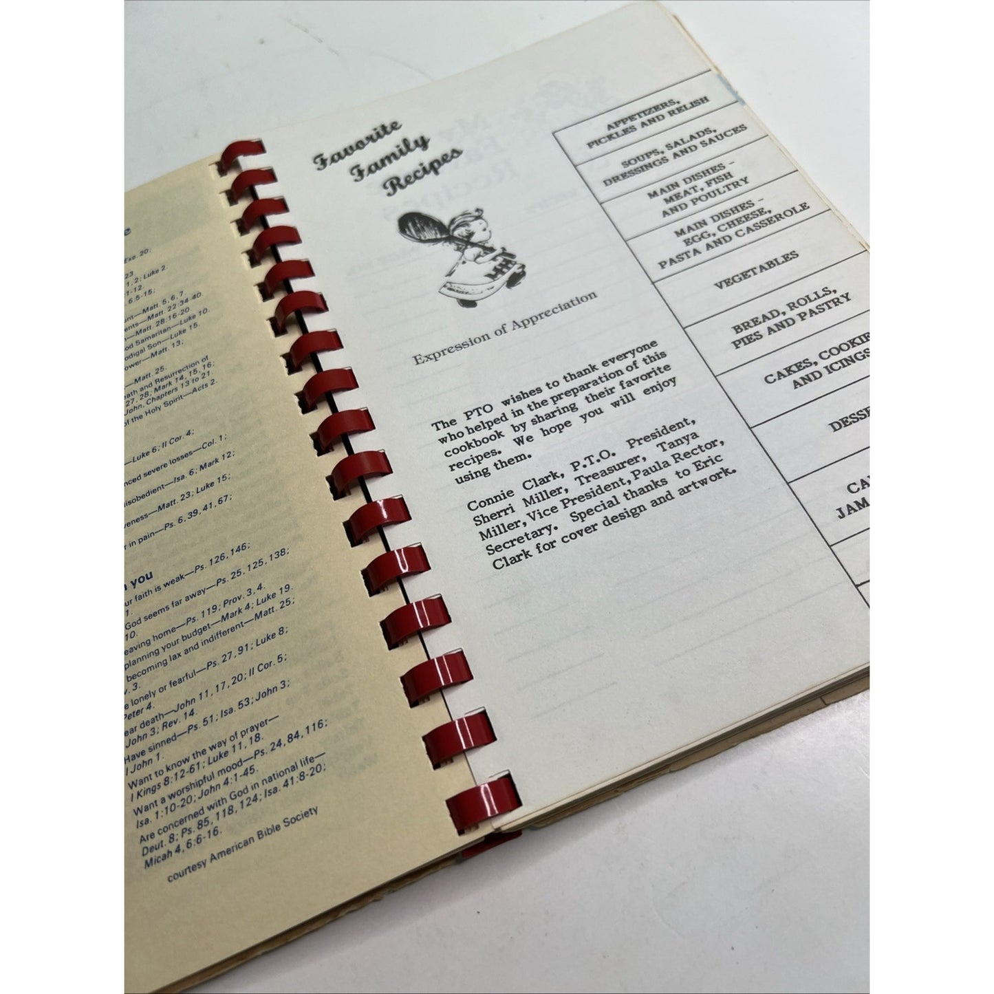 1992 Cookbook Wayne City PTO Parent Teacher Organization School Recipes