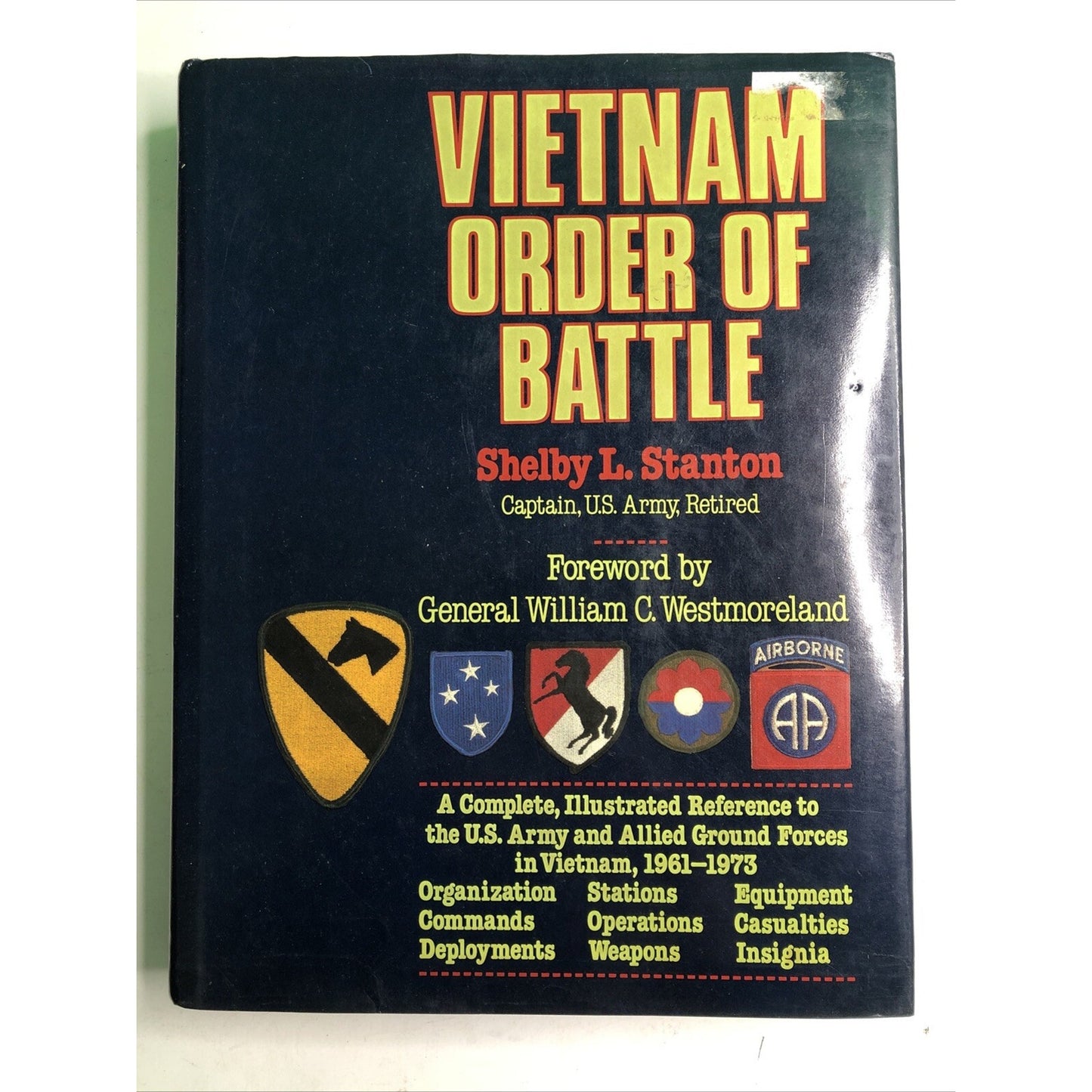Vietnam Order of Battle by Shelby L. Stanton 1986 HB/DJ