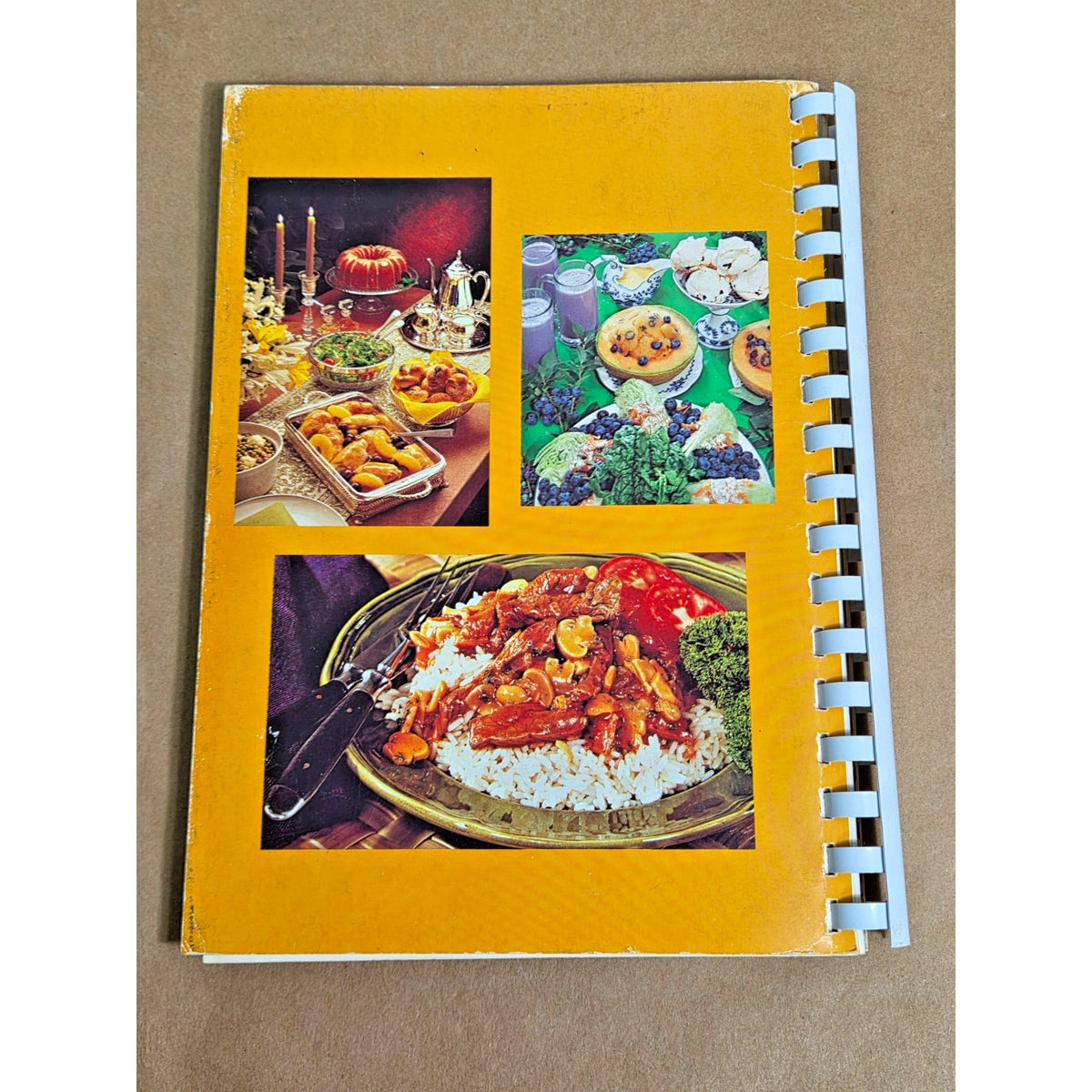 1977 Beta Sigma Phi "Dieting to Stay Healthy" Vintage Spiral Cookbook MCM