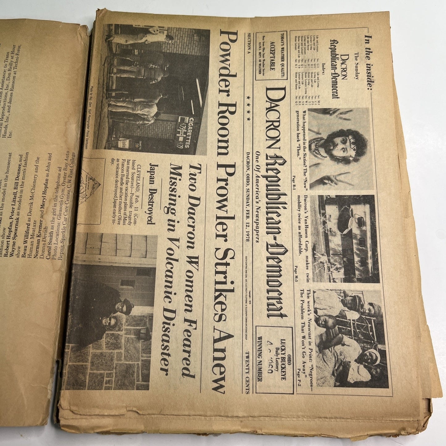 National Lampoon Sunday Newspaper Parody Sequel To 1964 High School Yearbook ￼