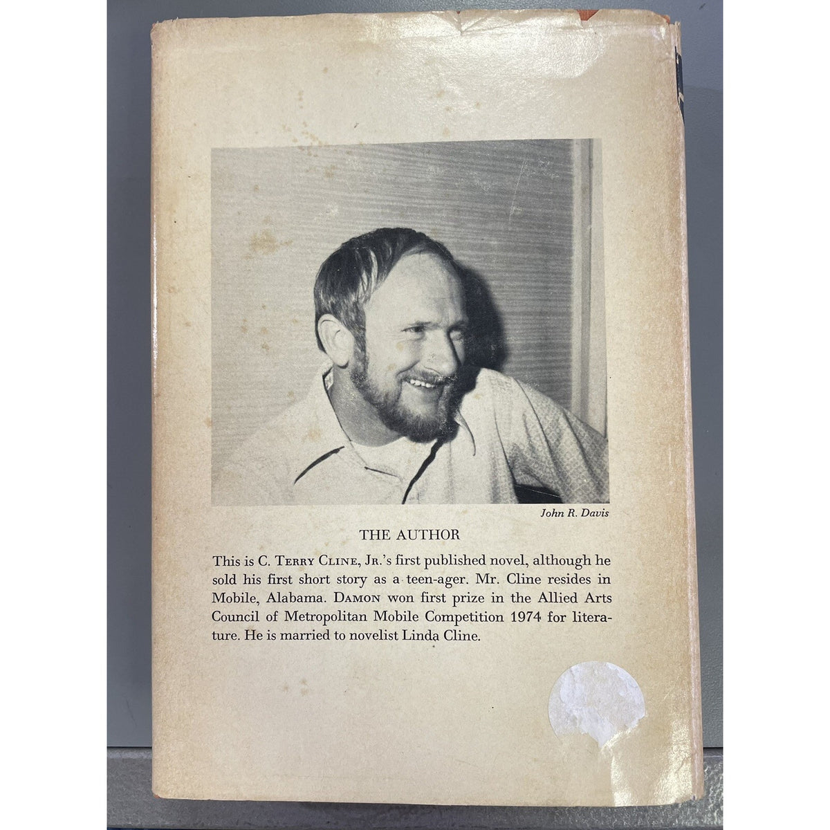 Damon by C. Terry Cline, Jr. 1st Edition 1975 Third Impression Signed HC DJ