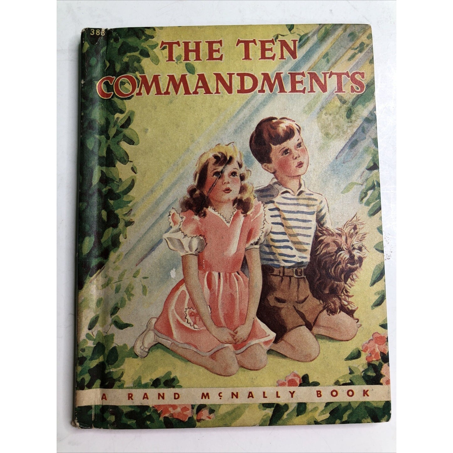 Ten Commandments/Pillowtime Tales MISPRINT READ DESCRIPTION Rand McNally 1943