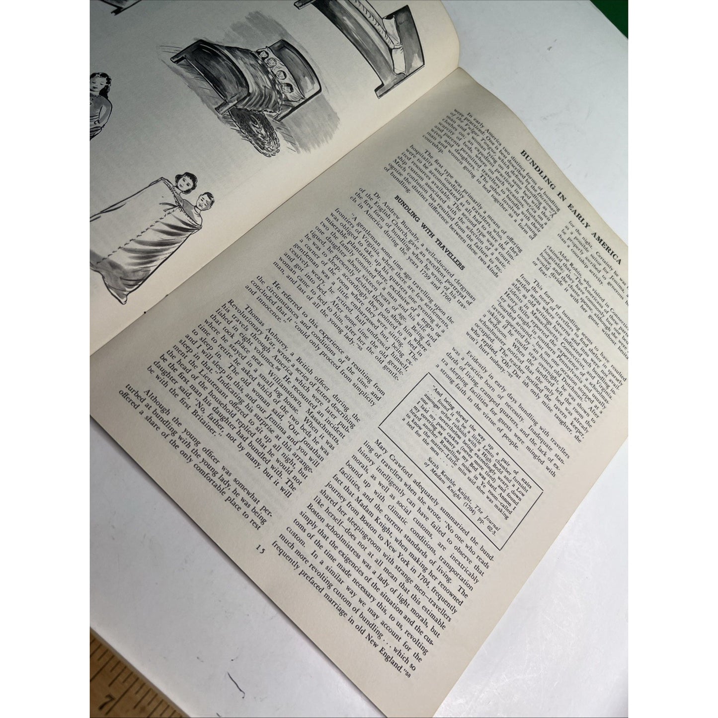 Vintage 1969 Bundling A Curious Courtship Custom Amish RARE BOOKLET