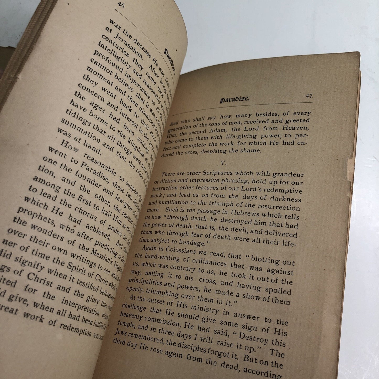 Circa 1893 Booklet BEFORE EASTER by Rev. Edward W. Gilman