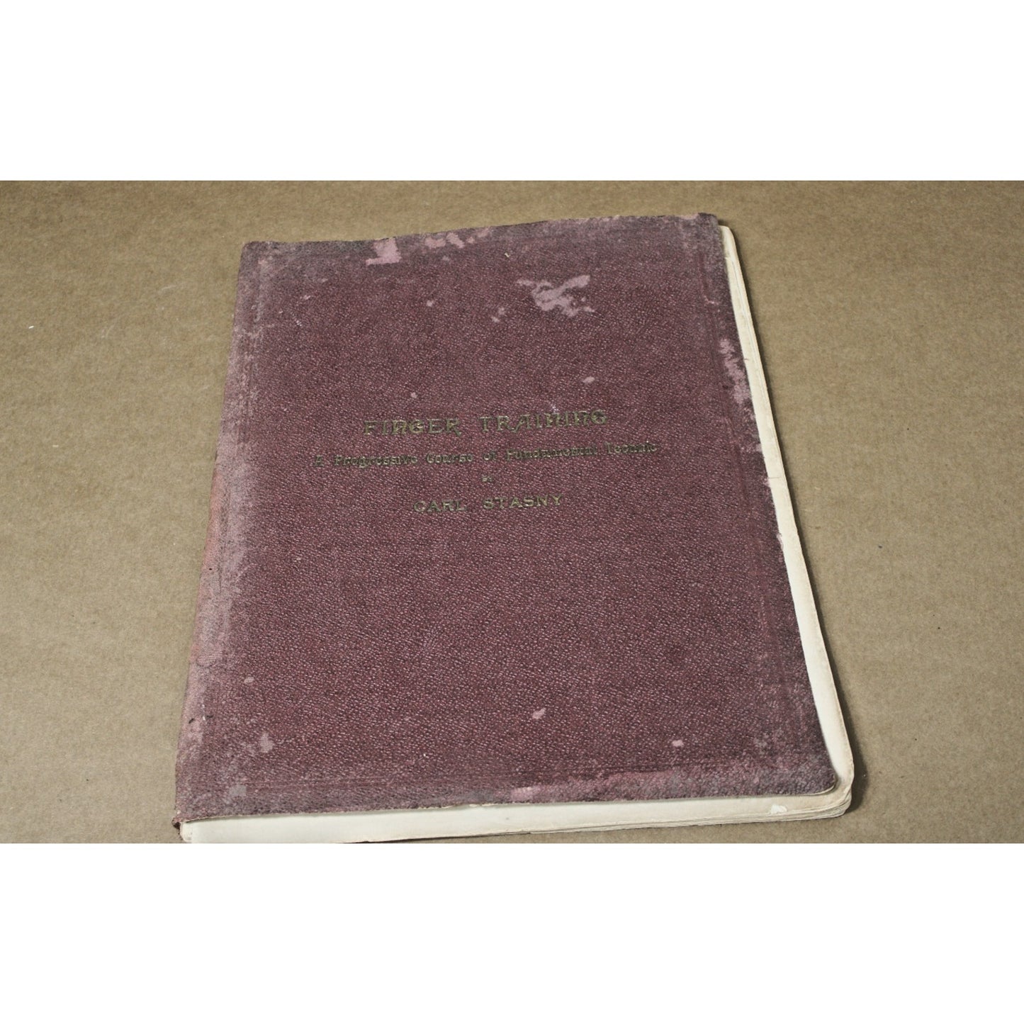 Vintage Piano Lessons - FINGER TRAINING FOR THE PIANO, Carl Stasny, 1899, No 44"