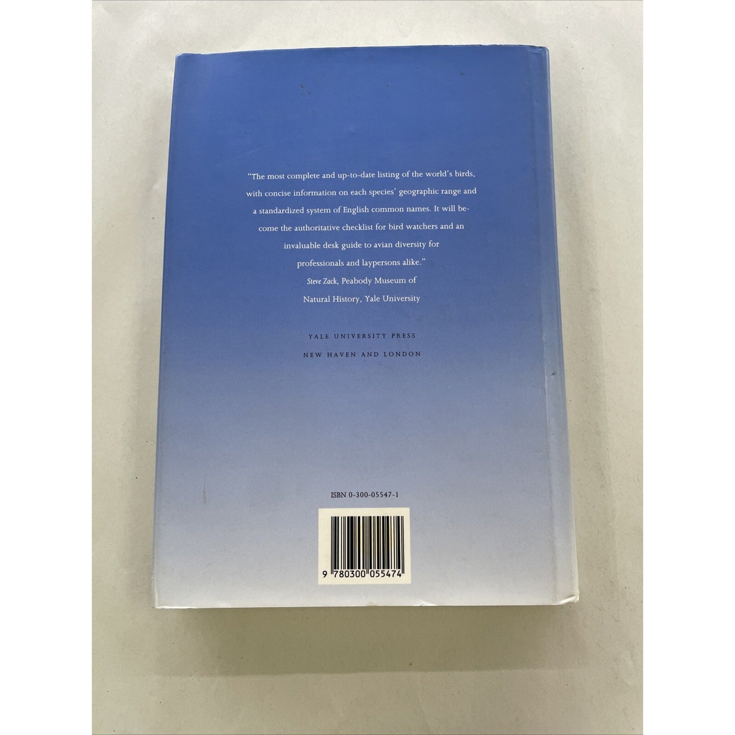 A World Checklist of Birds by Charles G. Sibley and Burt L. Monroe Jr. 1993