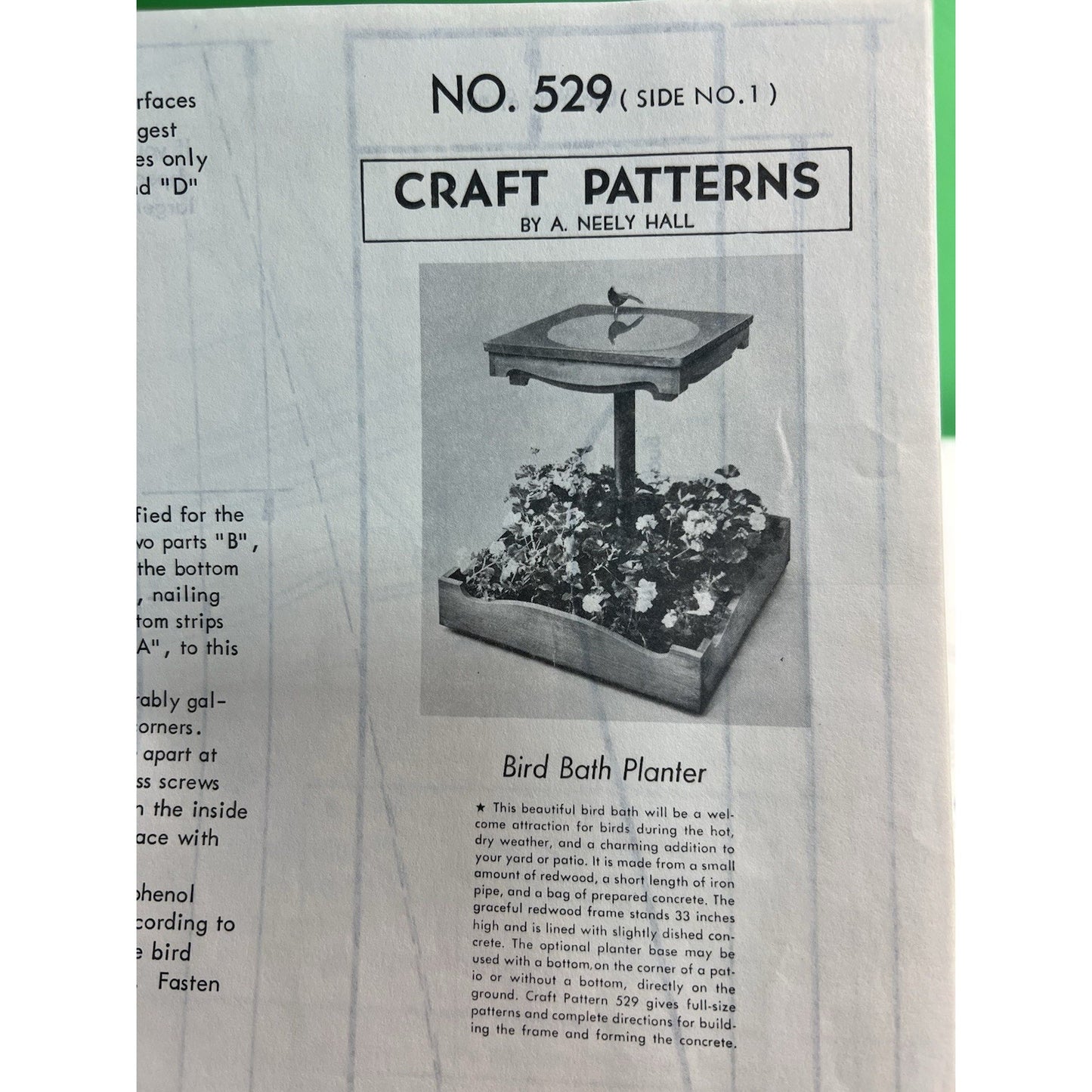 Lot Of 9 Bird House Plans Full Size Craft Patterns Instructions Project List