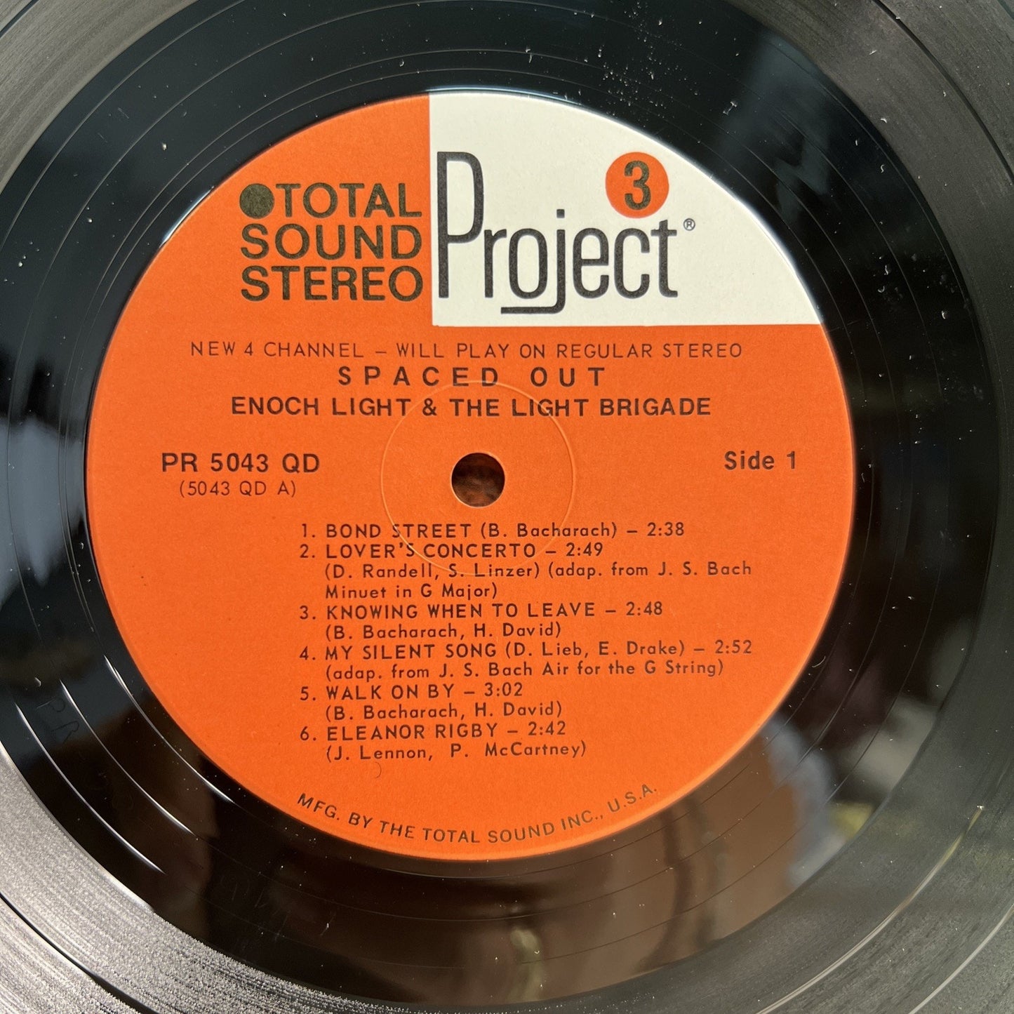 Enoch Light Presents Spaced Out LP Vinyl Record Album Gatefold 1969