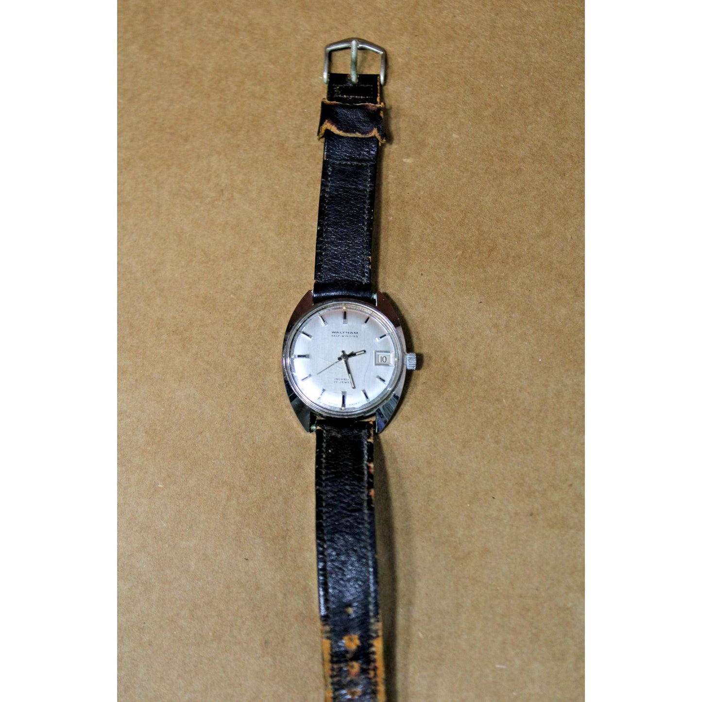 Vintage 1960s Waltham Self-Winding Incabloc 17 Jewels Men’s Watch- Works!