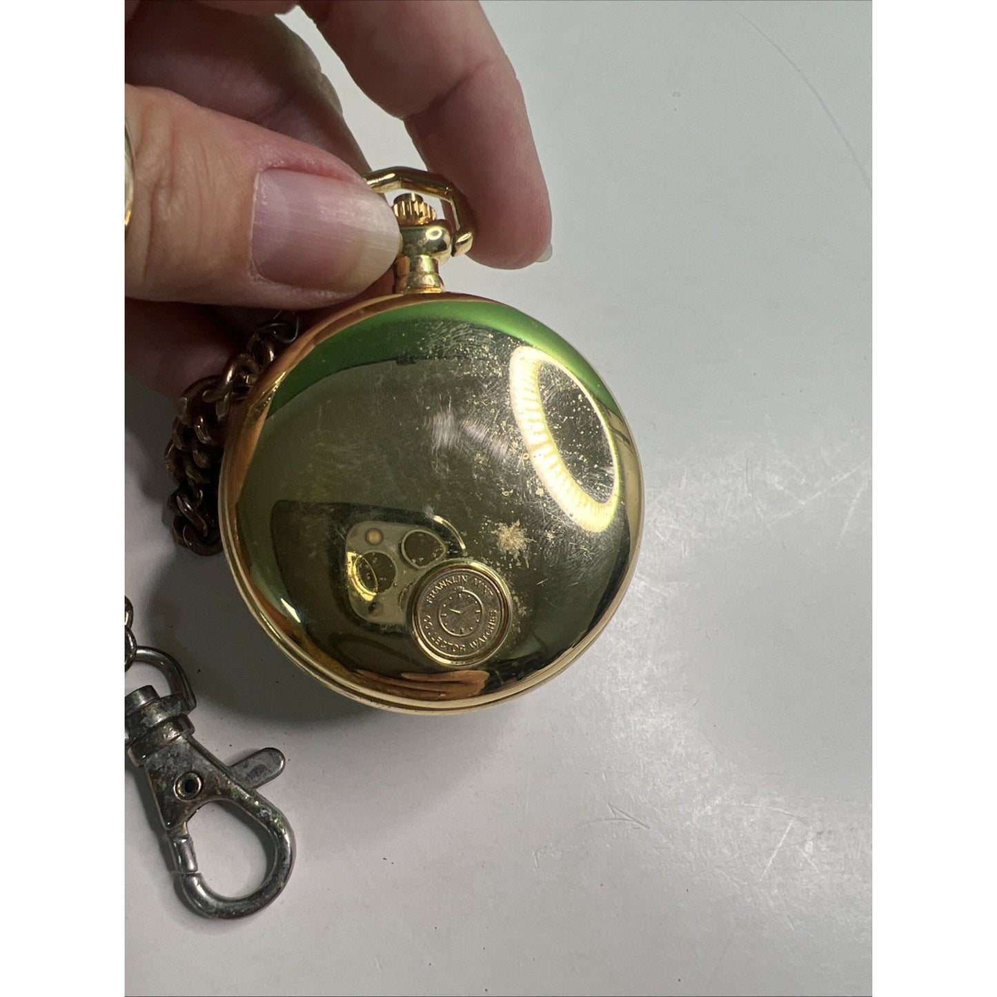 John Deere Pocket Watch Model B Franklin Mint With Case