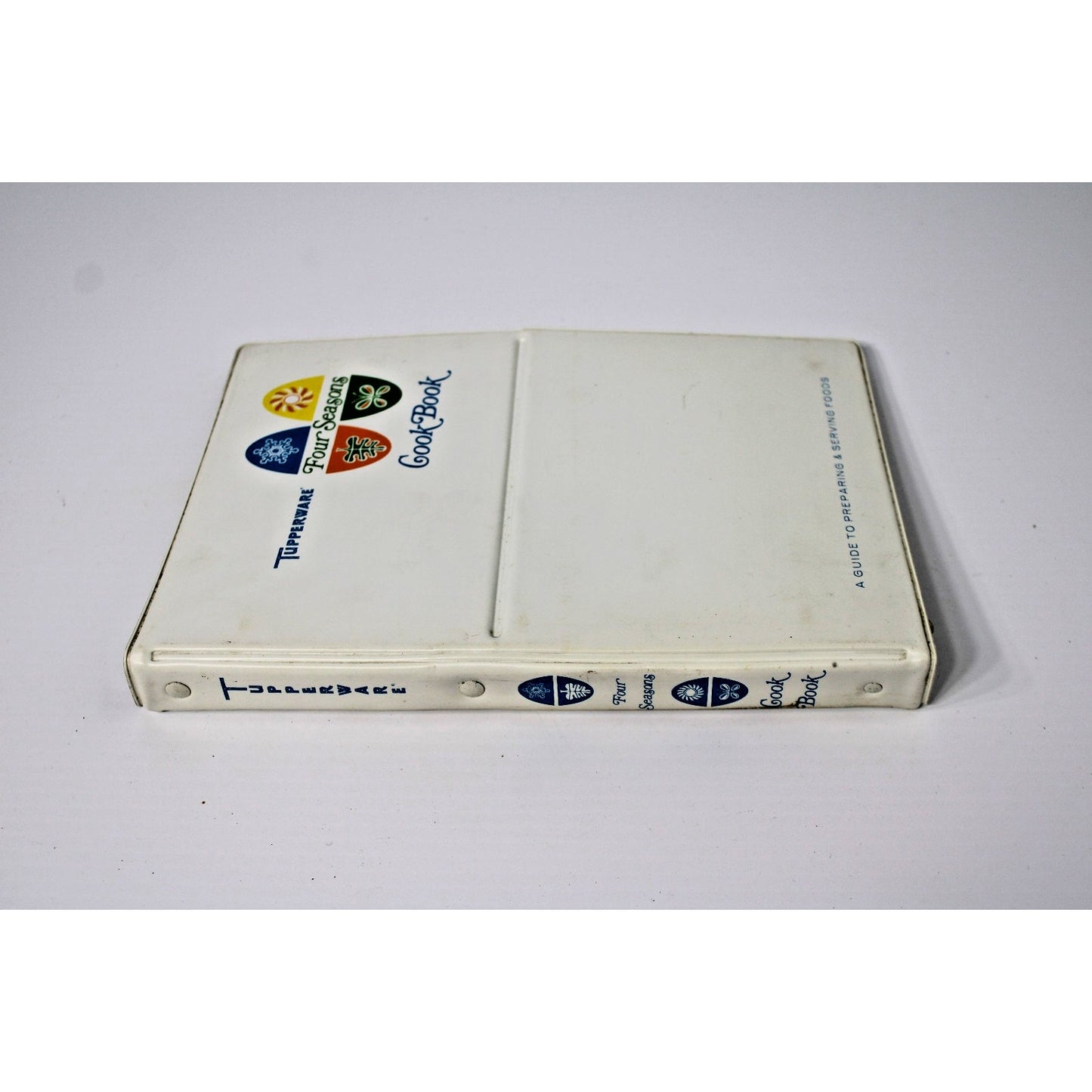 Vintage 1969 Tupperware Four Seasons Cookbook Groovy 60s Recipe Binder