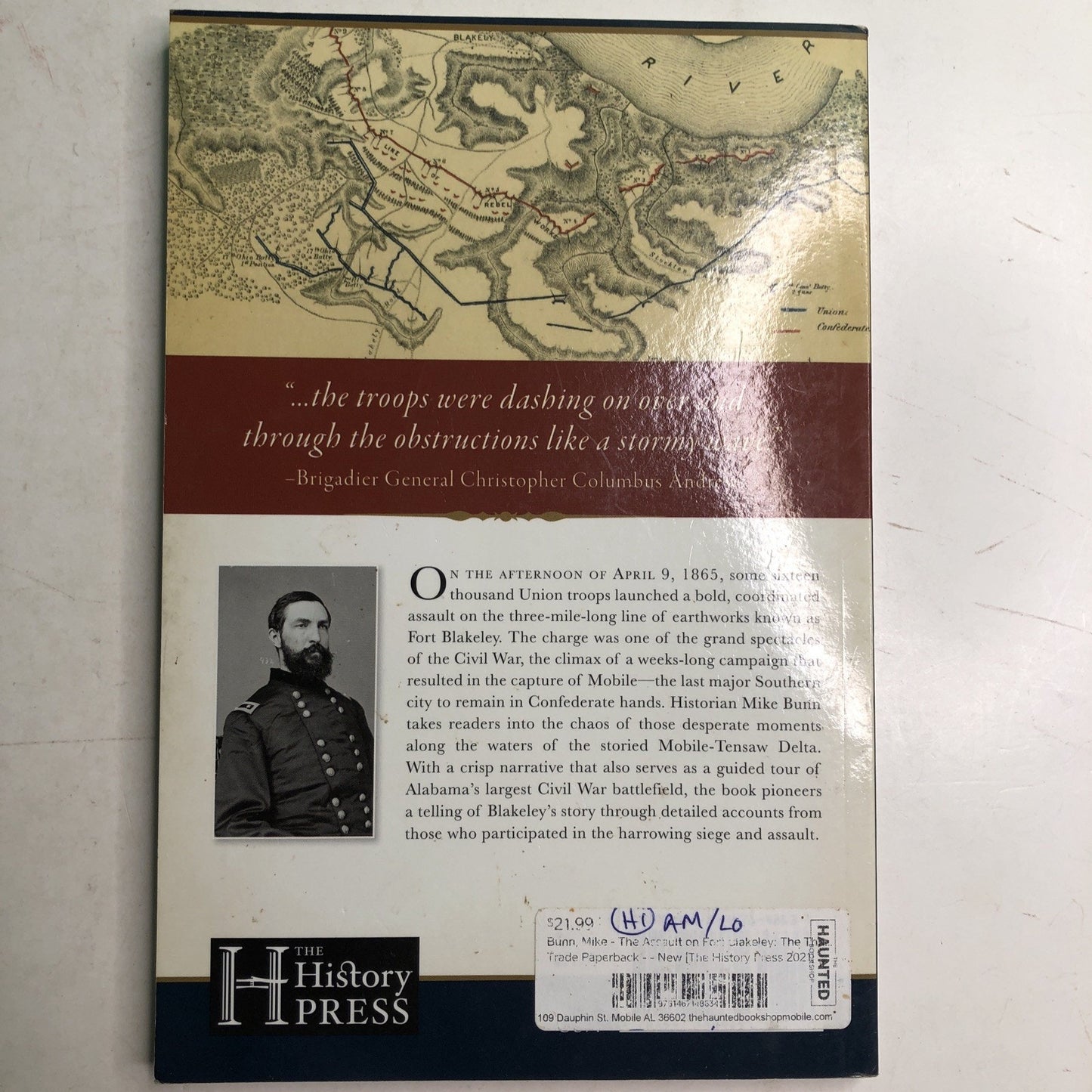 Assault on Fort Blakeley: The Thunder and Lightning of Battle Civil War SIGNED