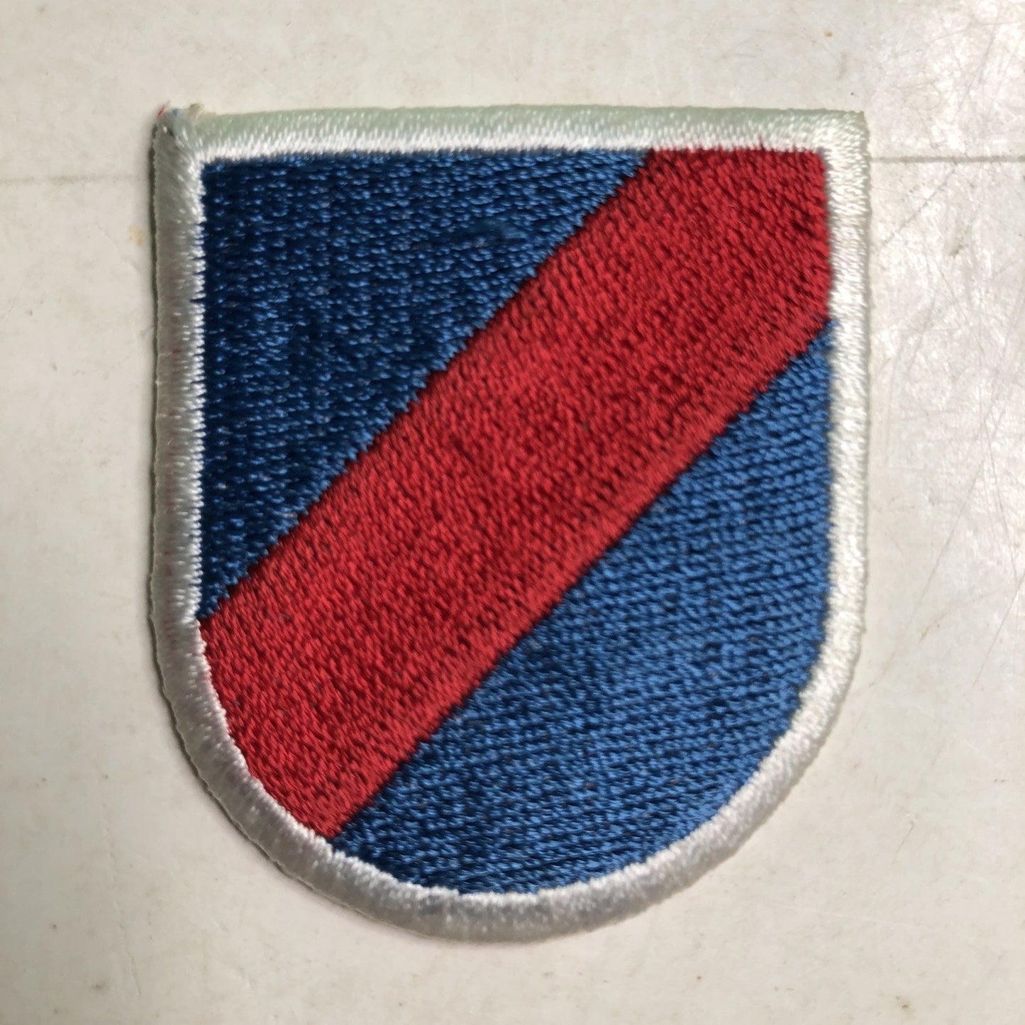 US Army Beret Flash Patch 20th SPECIAL FORCES GROUP Original Embroidered