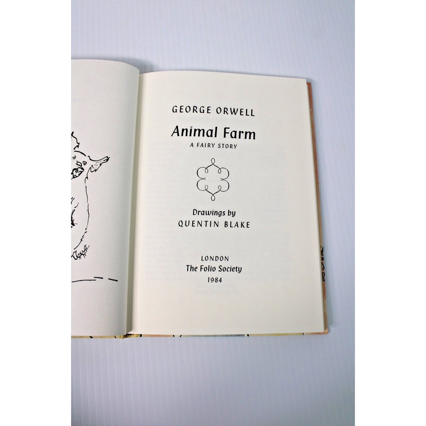 George Orwell: Animal Farm, London Folio Society Edition, Slipcase 1984 Printing